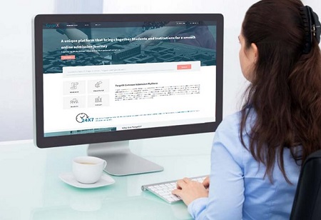 The online college admissions system receives 38,000 applications